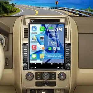 Android 14 Double Din Car Stereo Radio for Ford Escape 2008-2012 | 9.7" Touchscreen Car Radio w/Wireless Carplay Android Auto GPS WiFi Bluetooth RDS DSP SWC Backup Camera Android 14 Double Din Car Stereo Radio for Ford Escape 2008-2012 | 9.7" Touchscreen Car Radio w/Wireless Carplay Android Auto GPS WiFi Bluetooth RDS DSP SWC Backup Camera