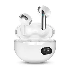 Wireless Earbuds, Bluetooth 5.4 in-Ear Headphones, Smart LED Power Display, Touch Controls, Comfortable Earphones, 12H Battery Life, for Phone/PC/Gym/Home/Travel (White) Wireless Earbuds, Bluetooth 5.4 in-Ear Headphones, Smart LED Power Display, Touch Controls, Comfortable Earphones, 12H Battery Life, for Phone/PC/Gym/Home/Travel (White)