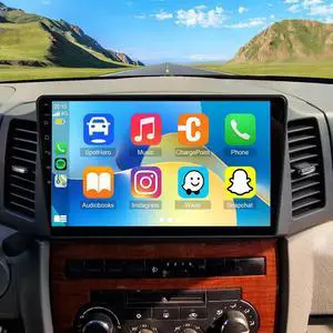 Car Stereo for Jeep Grand Cherokee 2004-2007 W/Wireless Carplay/Android Auto, 10''IPS Touch Screen Car Radio Multimedia Receiver, Bluetooth, GPS Navi, WiFi, SWC, DSP+AHD Backup Camera-2+32G Car Stereo for Jeep Grand Cherokee 2004-2007 W/Wireless Carplay/Android Auto, 10''IPS Touch Screen Car Radio Multimedia Receiver, Bluetooth, GPS Navi, WiFi, SWC, DSP+AHD Backup Camera-2+32G