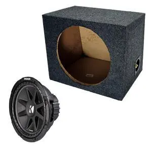 43C124-N Comp C12 12" Sub in Sealed Rear-Fire Box 300W Peak Loaded | Angled subwoofer enclosure and driver combo, tight accurate bass, simple wiring and weekend install, 12 inch size 43C124-N Comp C12 12" Sub in Sealed Rear-Fire Box 300W Peak Loaded | Angled subwoofer enclosure and driver combo, tight accurate bass, simple wiring and weekend install, 12 inch size