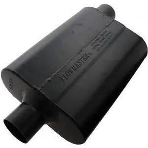 942547 Super 44 Muffler - 2.50 Center IN / 2.50 Offset OUT - Aggressive Sound by 942547 Super 44 Muffler - 2.50 Center IN / 2.50 Offset OUT - Aggressive Sound by