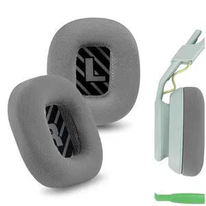 Comfort Mesh Fabric Replacement Ear Pads for Astro Gaming A10 Gen 2 Headphones Ear Cushions, Repair Parts (Grey/Black) Comfort Mesh Fabric Replacement Ear Pads for Astro Gaming A10 Gen 2 Headphones Ear Cushions, Repair Parts (Grey/Black)
