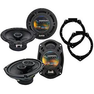 Speaker Package with Adapter Fits Pontiac G6 2009 R65 R69 | 6.5 and 6x9 replacement pairs for your car, HA-823006 mounting bracket bundle, direct oem front and rear install Speaker Package with Adapter Fits Pontiac G6 2009 R65 R69 | 6.5 and 6x9 replacement pairs for your car, HA-823006 mounting bracket bundle, direct oem front and rear install