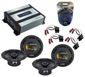 R65 6.5 Inch Speakers with Amp Fits 2004-2012 Chevy Colorado | Grills and A400.4 4-channel power included, 300 watt replacement drivers, direct upgrade swap, complete car sound package R65 6.5 Inch Speakers with Amp Fits 2004-2012 Chevy Colorado | Grills and A400.4 4-channel power included, 300 watt replacement drivers, direct upgrade swap, complete car sound package