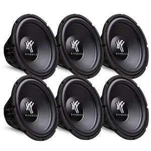 12" 800 Watt 4 Ohm DVC Car Audio Subwoofer Power Bass Sub (6 Pack) 12" 800 Watt 4 Ohm DVC Car Audio Subwoofer Power Bass Sub (6 Pack)