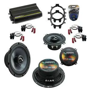 Fits GMC Yukon XL 2001-2002 Speakers HA-A400.4 Amp Bundle | 6.5 and 5.25 inch pair, complete 4-channel car amplifier combo package, easy upgrade install, clear dynamic sound Fits GMC Yukon XL 2001-2002 Speakers HA-A400.4 Amp Bundle | 6.5 and 5.25 inch pair, complete 4-channel car amplifier combo package, easy upgrade install, clear dynamic sound