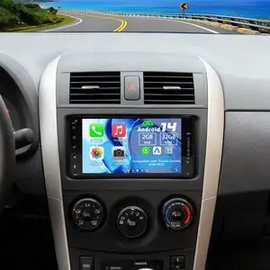 Double Din Car Stereo Upgrade Radio for Toyota Corolla 2009-2013 | Android 14 2G+32G 7" Touchscreen Wireless Carplay Android Auto GPS WiFi Bluetooth RDS DSP SWC Mirrorlink Mic Backup Camera Double Din Car Stereo Upgrade Radio for Toyota Corolla 2009-2013 | Android 14 2G+32G 7" Touchscreen Wireless Carplay Android Auto GPS WiFi Bluetooth RDS DSP SWC Mirrorlink Mic Backup Camera