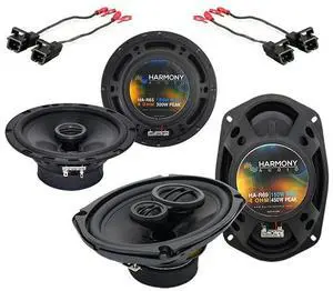 Speaker Package with Harness Fits 2000-2007 Chevy Monte Carlo | 6.5 and 6x9 sizes, R65 and R69 models, factory plug-in wiring included, direct stock stereo upgrade, replacement for 2005 Speaker Package with Harness Fits 2000-2007 Chevy Monte Carlo | 6.5 and 6x9 sizes, R65 and R69 models, factory plug-in wiring included, direct stock stereo upgrade, replacement for 2005