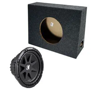 Kicker Bundle Compatible with Universal Vehicle 43C104 Single 10" Loaded Sub Box Enclosure Kicker Bundle Compatible with Universal Vehicle 43C104 Single 10" Loaded Sub Box Enclosure