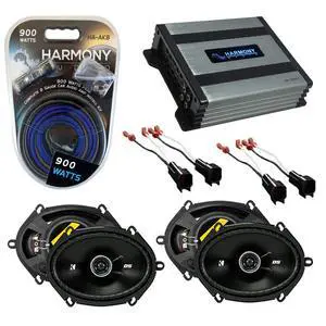 Kicker Bundle Compatible with 1998-11 Ford Ranger (2) DSC68 Factory Speaker Replacement Package with HA-A400.4 Amplifier Kicker Bundle Compatible with 1998-11 Ford Ranger (2) DSC68 Factory Speaker Replacement Package with HA-A400.4 Amplifier