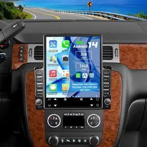 2 Din Car Stereo Radio for Chevrolet Silverado 1500 2500 3500 2007-2014 | Android 14 9.7" Car Radio w/Wireless Carplay Android Auto GPS WiFi Bluetooth RDS SWC Backup Camera 2 Din Car Stereo Radio for Chevrolet Silverado 1500 2500 3500 2007-2014 | Android 14 9.7" Car Radio w/Wireless Carplay Android Auto GPS WiFi Bluetooth RDS SWC Backup Camera