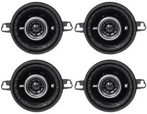 (4) 43DSC3504 DSC350 80 Watt 3.5" 3 1/2" 2-Way Car Stereo Speakers DS350 (4) 43DSC3504 DSC350 80 Watt 3.5" 3 1/2" 2-Way Car Stereo Speakers DS350