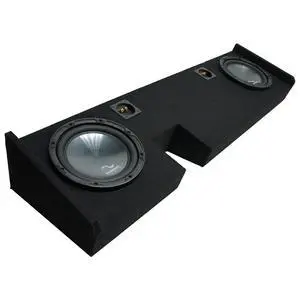 Fits 2009-2014 Ford F-150 Super Cab Loaded Dual 10" Subwoofer Box Enclosure | 2 Rhythm Series drivers pre-installed, vehicle-specific design, adds deep bass, direct bolt-in upgrade for truck, 10 inch Fits 2009-2014 Ford F-150 Super Cab Loaded Dual 10" Subwoofer Box Enclosure | 2 Rhythm Series drivers pre-installed, vehicle-specific design, adds deep bass, direct bolt-in upgrade for truck, 10 inch