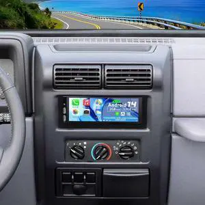 Double Din Car Stereo Upgrade Radio for Jeep Cherokee 1997-2001 | Android 14 2G+32G 6.86" Touchscreen Wireless Carplay Android Auto GPS WiFi Bluetooth RDS DSP SWC Mirrorlink Mic Backup Camera Double Din Car Stereo Upgrade Radio for Jeep Cherokee 1997-2001 | Android 14 2G+32G 6.86" Touchscreen Wireless Carplay Android Auto GPS WiFi Bluetooth RDS DSP SWC Mirrorlink Mic Backup Camera