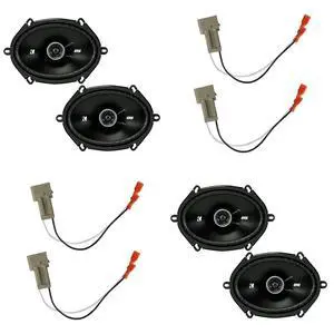 Speakers 6X8 inch for Ford F-250/F-350/F-450/F-550 1999-2004 Upgrade Kit - 4 Pack of CS Series with Harness, Coaxial Car Audio Front Door and Rear Door or Side Panel Speaker 43DSC6804 Speakers 6X8 inch for Ford F-250/F-350/F-450/F-550 1999-2004 Upgrade Kit - 4 Pack of CS Series with Harness, Coaxial Car Audio Front Door and Rear Door or Side Panel Speaker 43DSC6804