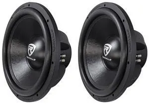 W15K6D4 V2 15" K6 Dual 4-Ohm Car Audio Subwoofer, 2-Pack | 4000W Peak / 1000W RMS, Cast Aluminum Basket, 112 Oz Magnet, 24mm XMAX, 3" OFC Voice Coils, Paper Cone, Foam Surround W15K6D4 V2 15" K6 Dual 4-Ohm Car Audio Subwoofer, 2-Pack | 4000W Peak / 1000W RMS, Cast Aluminum Basket, 112 Oz Magnet, 24mm XMAX, 3" OFC Voice Coils, Paper Cone, Foam Surround