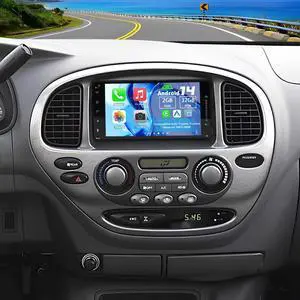 Double Din Car Stereo Upgrade Radio for Toyota Sequoia | Android 14 2G+32G 7" Touchscreen Wireless Carplay Android Auto GPS WiFi Bluetooth RDS DSP SWC Mirrorlink Mic Backup Camera Double Din Car Stereo Upgrade Radio for Toyota Sequoia | Android 14 2G+32G 7" Touchscreen Wireless Carplay Android Auto GPS WiFi Bluetooth RDS DSP SWC Mirrorlink Mic Backup Camera