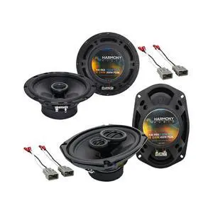 Fits Honda Prelude 1997-2001 6.5" and 6x9 Speakers Package | Rhythm Series R65 plus R69 combo, plug-in factory harness included, easy car install, 6.5 inch size Fits Honda Prelude 1997-2001 6.5" and 6x9 Speakers Package | Rhythm Series R65 plus R69 combo, plug-in factory harness included, easy car install, 6.5 inch size