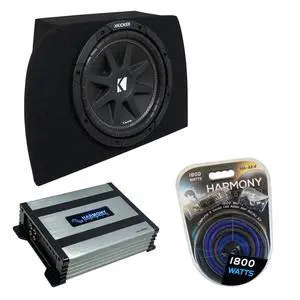 HA-A400.1 Compatible with 90-05 Mazda Miata MX-5 Convertible Single 800W Sub Amp - 1 Ohm Stable, Kicker 43C104 10" Comp C10 Series Sub 150W RMS 4 Ohm SVC Sub & MAZDA1X10-MIATA Sub Box HA-A400.1 Compatible with 90-05 Mazda Miata MX-5 Convertible Single 800W Sub Amp - 1 Ohm Stable, Kicker 43C104 10" Comp C10 Series Sub 150W RMS 4 Ohm SVC Sub & MAZDA1X10-MIATA Sub Box