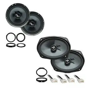 Premium Speaker Package Fits Ford F-150 F150 2015-2019 | 6.5 and 6x9 truck door sound upgrade, replacement factory stereo restore, clear highs with rich bass, easy DIY install Premium Speaker Package Fits Ford F-150 F150 2015-2019 | 6.5 and 6x9 truck door sound upgrade, replacement factory stereo restore, clear highs with rich bass, easy DIY install