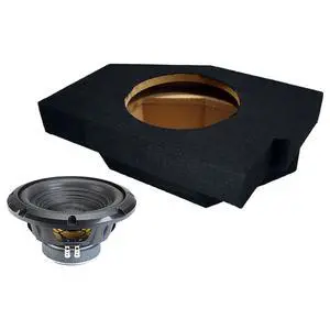 W10S4 10" Loaded Sub Box Fits 2002-2015 Dodge Ram Quad Crew Cab | Sealed subwoofer enclosure, 250 watt RMS handling, 4 ohm voice coil, single 10 inch fit for trucks, complete bass bundle W10S4 10" Loaded Sub Box Fits 2002-2015 Dodge Ram Quad Crew Cab | Sealed subwoofer enclosure, 250 watt RMS handling, 4 ohm voice coil, single 10 inch fit for trucks, complete bass bundle