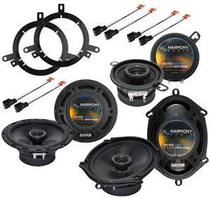 Fits Chrysler PT Cruiser 2001-2005 Speaker Upgrade Package | 3 pair bundle for 5x7 6x8 dash coverage, direct plug-in replacement, clearer highs deeper bass, 6.5 car sound Fits Chrysler PT Cruiser 2001-2005 Speaker Upgrade Package | 3 pair bundle for 5x7 6x8 dash coverage, direct plug-in replacement, clearer highs deeper bass, 6.5 car sound