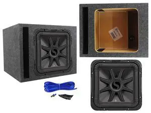 45L7R124 12" 1200w L7R Subwoofer Solo-Baric L7R124+Vented Enclosure Box 45L7R124 12" 1200w L7R Subwoofer Solo-Baric L7R124+Vented Enclosure Box