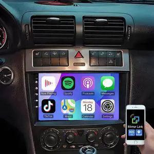 4+64G Car Stereo for Mercedes Benz C CLK CLC G-Class W203 W463 S204 A209 C209 2003-2009 Radio Upgrade 9 Inch Touch Screen for Mercedes Benz w203 Wireless Carplay Android Auto Backup Camera FM GPS BT 4+64G Car Stereo for Mercedes Benz C CLK CLC G-Class W203 W463 S204 A209 C209 2003-2009 Radio Upgrade 9 Inch Touch Screen for Mercedes Benz w203 Wireless Carplay Android Auto Backup Camera FM GPS BT