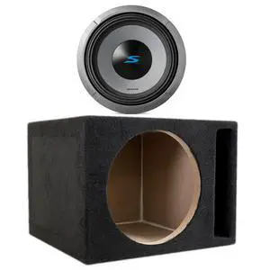 S2-W12D2 S Series 12 Dual 2-Ohm Subwoofer 1800W with SoundBox E Series Single 12-Inch Vented Subwoofer Enclosure Bundle S2-W12D2 S Series 12 Dual 2-Ohm Subwoofer 1800W with SoundBox E Series Single 12-Inch Vented Subwoofer Enclosure Bundle