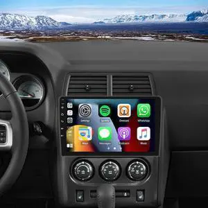 10'' Android 14 Car Stereo Radio for Dodge Challenger 2012-2014, Double Din Radio with Carplay Android Auto GPS Navi Bluetooth WiFi Touch Screen SWC FM RDS DSP Mirror Link MIC Backup Camera 10'' Android 14 Car Stereo Radio for Dodge Challenger 2012-2014, Double Din Radio with Carplay Android Auto GPS Navi Bluetooth WiFi Touch Screen SWC FM RDS DSP Mirror Link MIC Backup Camera