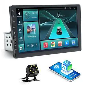 Single DIN Car Stereo Radio for Nissan Maxima 2004-2008 9" Touch Screen | Wireless CarPlay & Android Auto,HD Touchscreen,1 Din Car Audio Receivers Bluetooth SWC FM AM EQ USB Back Camera Mirror Link Single DIN Car Stereo Radio for Nissan Maxima 2004-2008 9" Touch Screen | Wireless CarPlay & Android Auto,HD Touchscreen,1 Din Car Audio Receivers Bluetooth SWC FM AM EQ USB Back Camera Mirror Link