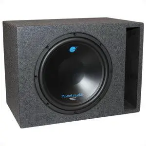 Planet Audio AC12D 12 inch 1800 Watt Dual 4 OHM Voice Coil Car Audio | Subwoofer and 12 inch Heavy Duty Vented Subwoofer Enclosure Planet Audio AC12D 12 inch 1800 Watt Dual 4 OHM Voice Coil Car Audio | Subwoofer and 12 inch Heavy Duty Vented Subwoofer Enclosure