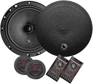 TECH HK6 6.5 Component Car Speaker Set | 240W Peak / 120W RMS Pair, 20 mm Aluminum Tweeters, Glass Fiber Cones, W-Shape Rubber Surrounds, Hi-Fi Auto Audio Upgrade TECH HK6 6.5 Component Car Speaker Set | 240W Peak / 120W RMS Pair, 20 mm Aluminum Tweeters, Glass Fiber Cones, W-Shape Rubber Surrounds, Hi-Fi Auto Audio Upgrade