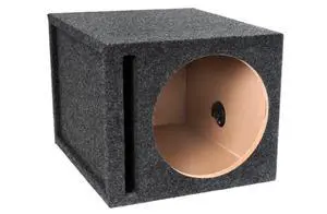 12SQV 12 Single Vented Subwoofer/Speaker Enclosure Made in USA, Charcoal 12SQV 12 Single Vented Subwoofer/Speaker Enclosure Made in USA, Charcoal
