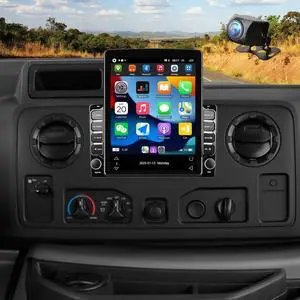 4+64G Android 14 Car Stereo Radio for Ford E150 E250 E350 Super Duty 2009-2014, 9.7'' Double Din Radio with Carplay Android Auto GPS SWC Bluetooth WiFi FM RDS DSP Mirror Link MIC Backup Camera 4+64G Android 14 Car Stereo Radio for Ford E150 E250 E350 Super Duty 2009-2014, 9.7'' Double Din Radio with Carplay Android Auto GPS SWC Bluetooth WiFi FM RDS DSP Mirror Link MIC Backup Camera