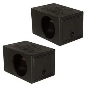 QPoweR QBOMB10VL Single 10 inch Vented Ported Car Subwoofer Box Enclosure (2 Pack) QPoweR QBOMB10VL Single 10 inch Vented Ported Car Subwoofer Box Enclosure (2 Pack)