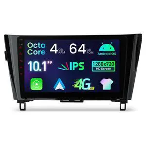 Android 14 Car Stereo for Nissan X-Trail Rogue Qashqai 2014-2018, 10.1 Inch IPS Touch Screen Car Radio GPS Navigation Bluetooth Built-in DSP Support Wireless CarPlay Android Auto 4G LTE(4+64GB) Android 14 Car Stereo for Nissan X-Trail Rogue Qashqai 2014-2018, 10.1 Inch IPS Touch Screen Car Radio GPS Navigation Bluetooth Built-in DSP Support Wireless CarPlay Android Auto 4G LTE(4+64GB)