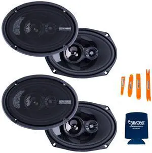 PRX6902 2-Pair 6x9 Coaxial Speaker Bundle | Two pairs of PRX6902 Power Reference Series 6x9 in 2-way coaxial speakers PRX6902 2-Pair 6x9 Coaxial Speaker Bundle | Two pairs of PRX6902 Power Reference Series 6x9 in 2-way coaxial speakers