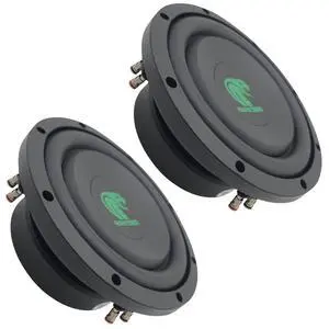 ADS840 8" Shallow Mount Subwoofers, 2000W Peak Power, 4-Ohm Impedance, Compact Design - Perfect for Limited Space Installations - Bundle of 2 Subwoofers ADS840 8" Shallow Mount Subwoofers, 2000W Peak Power, 4-Ohm Impedance, Compact Design - Perfect for Limited Space Installations - Bundle of 2 Subwoofers