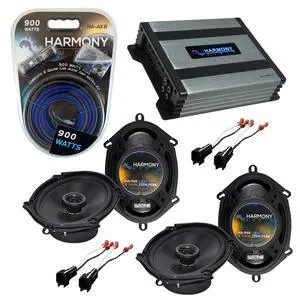 Fits Ford Ranger 1998-2011 R68 Speaker Upgrade A400.1 Amp | Rhythm Series 5x7 6x8 drivers, 225 Watt rating, factory replacement set, restores clear stock sound, 1998 door bundle Fits Ford Ranger 1998-2011 R68 Speaker Upgrade A400.1 Amp | Rhythm Series 5x7 6x8 drivers, 225 Watt rating, factory replacement set, restores clear stock sound, 1998 door bundle