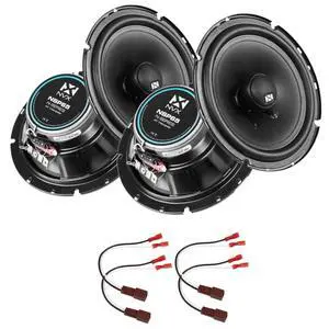 Complete Speaker Upgrade Kit for Nissan Pathfinder 1996-2000 | Complete 6.5-inch Front and Rear 2-Way Coaxial Car Speaker Replacement Package with plug-and-play harnesses Complete Speaker Upgrade Kit for Nissan Pathfinder 1996-2000 | Complete 6.5-inch Front and Rear 2-Way Coaxial Car Speaker Replacement Package with plug-and-play harnesses