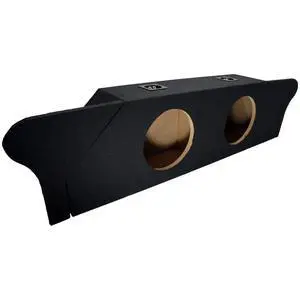 Dual 10" Trunk Subwoofer Enclosure Sub Box Fits 2010-2013 Chevy Camaro | vehicle-specific shape, twin woofer speaker design, value-priced bass upgrade, quick weekend install, 10 inch size Dual 10" Trunk Subwoofer Enclosure Sub Box Fits 2010-2013 Chevy Camaro | vehicle-specific shape, twin woofer speaker design, value-priced bass upgrade, quick weekend install, 10 inch size