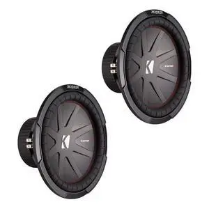 (2) 43CWR124 Comp R Car Audio Subwoofer Dual 4 Ohm 12" Sub CWR12 Pair (2) 43CWR124 Comp R Car Audio Subwoofer Dual 4 Ohm 12" Sub CWR12 Pair