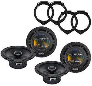 Fits GMC Acadia 2007-2017 Speaker Replacement with Adapters | 6.5 inch 300 watt door drivers, mounting rings included, cleaner highs and stronger midbass, bolt-in upgrade, DIY friendly Fits GMC Acadia 2007-2017 Speaker Replacement with Adapters | 6.5 inch 300 watt door drivers, mounting rings included, cleaner highs and stronger midbass, bolt-in upgrade, DIY friendly