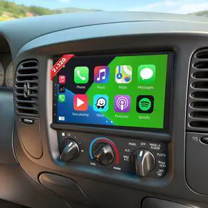 7" Android 13 Car Stereo Radio for 1997 1998 1999-2004 Ford F150 | with Wireless CarPlay & Android Auto, Touch Carplay Screen for Car, Bluetooth/WiFi/GPS/FM/RDS/SWC/Backup Camera//Mic 2+32G 7" Android 13 Car Stereo Radio for 1997 1998 1999-2004 Ford F150 | with Wireless CarPlay & Android Auto, Touch Carplay Screen for Car, Bluetooth/WiFi/GPS/FM/RDS/SWC/Backup Camera//Mic 2+32G