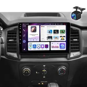 10.1 Inch Double Din Car Radio Stereo Upgrade for Ford Ranger 2016-2019 | Android 15 4+64G HD Touchscreen,Carplay & Android Auto,GPS Wifi Bluetooth SWC Mirror Link,FM Car Radio Receiver Backup Camera 10.1 Inch Double Din Car Radio Stereo Upgrade for Ford Ranger 2016-2019 | Android 15 4+64G HD Touchscreen,Carplay & Android Auto,GPS Wifi Bluetooth SWC Mirror Link,FM Car Radio Receiver Backup Camera