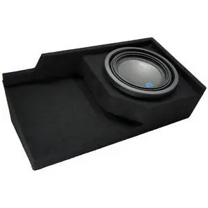 Alpine S-W10D4 Type S 10" Sub Box Fits 88-98 Chevy CK Silverado Ext Cab | Loaded enclosure with subwoofer installed, extended truck bass upgrade, space-saving design, easy amp hookup, 10 inch size Alpine S-W10D4 Type S 10" Sub Box Fits 88-98 Chevy CK Silverado Ext Cab | Loaded enclosure with subwoofer installed, extended truck bass upgrade, space-saving design, easy amp hookup, 10 inch size