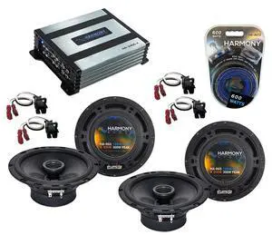 Fits Chevy Trailblazer 02-09 6.5" Speakers Amp and Wiring Kit | Complete 800W 4-channel sound upgrade package, 6.5 inch 300W door drivers, cable set included, factory location replacement Fits Chevy Trailblazer 02-09 6.5" Speakers Amp and Wiring Kit | Complete 800W 4-channel sound upgrade package, 6.5 inch 300W door drivers, cable set included, factory location replacement