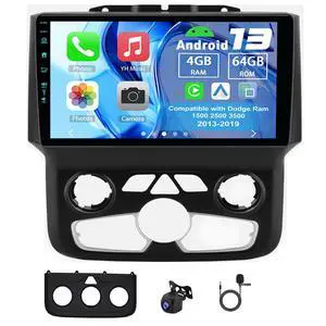 Android 13 Car Radio for Dodge for Ram 1500 2500 3500 2013-2019 | 4G+64G 9" Touch Screen Car Stereo Radio with Wireless Carplay Android Auto GPS WiFi Mic Backup Camera Android 13 Car Radio for Dodge for Ram 1500 2500 3500 2013-2019 | 4G+64G 9" Touch Screen Car Stereo Radio with Wireless Carplay Android Auto GPS WiFi Mic Backup Camera