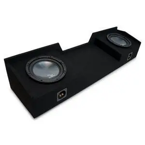 Dual 10" Loaded Sub Box Fits 1999-2006 Chevy Silverado Extended Cab | Custom-fit 10 inch subwoofer bass package, Ext truck enclosure with twin woofers pre-installed, rich deep low-end sound Dual 10" Loaded Sub Box Fits 1999-2006 Chevy Silverado Extended Cab | Custom-fit 10 inch subwoofer bass package, Ext truck enclosure with twin woofers pre-installed, rich deep low-end sound